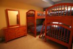 Third Bedroom with Two Sets of Bunk Beds at Forest Ridge Condo